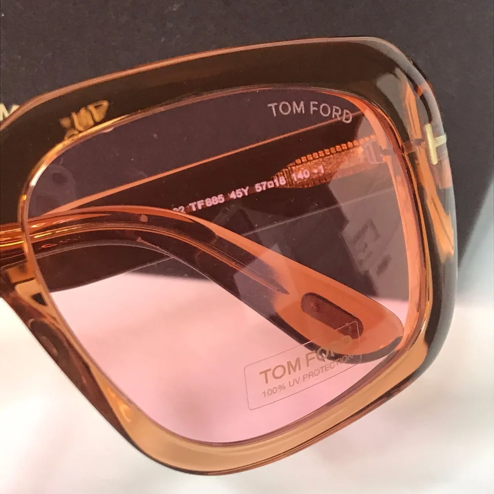 New- 💯 Original TOM FORDBailey TF885 Sunglasses Pink